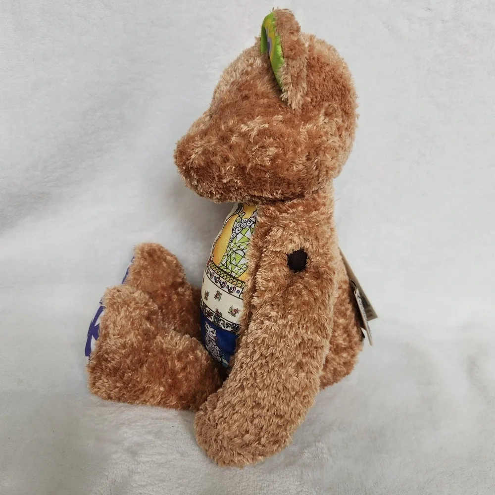 Jim Shore Boyds Bear WHISKERS Jointed Plush 2006 Cat Print‎ New NWT